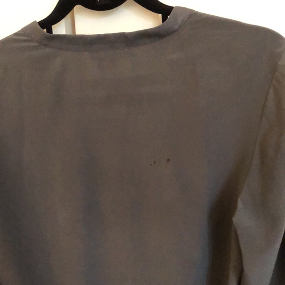 Vince grey silk blouse - Picture 5 of 5